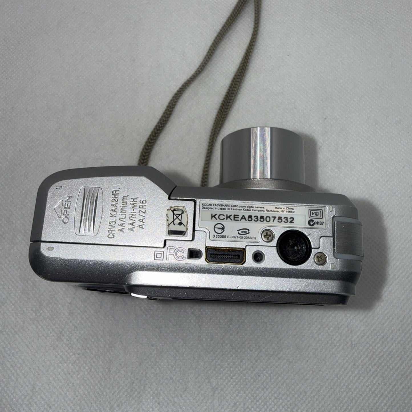 Kodak Digital Camera EasyShare C360 5.0MP Silver Tested Plus 2GB SD Memory Card8