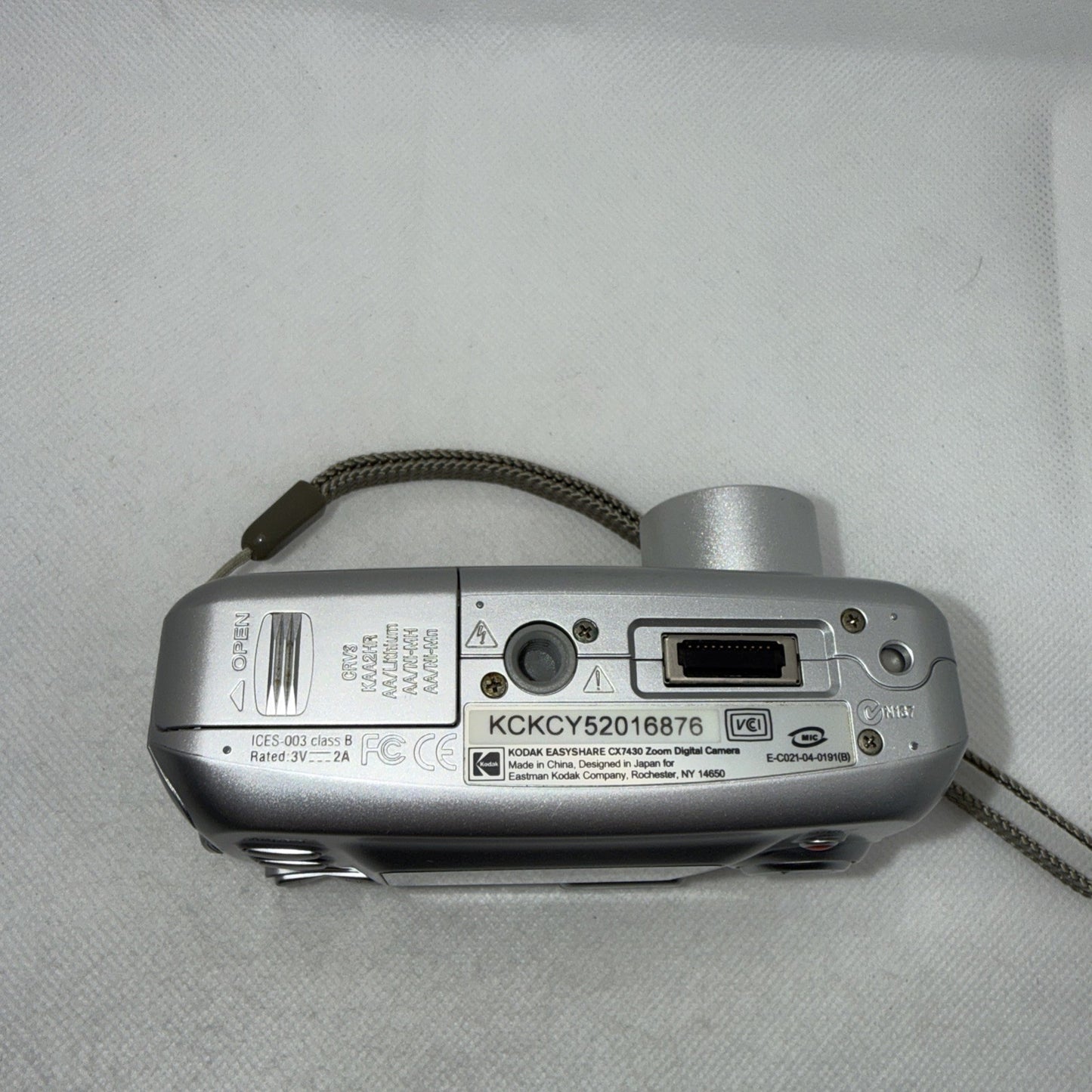 Y2K Digicam Kodak Digital Camera EasyShare CX7430 4.0MP Silver Tested + SD Card7