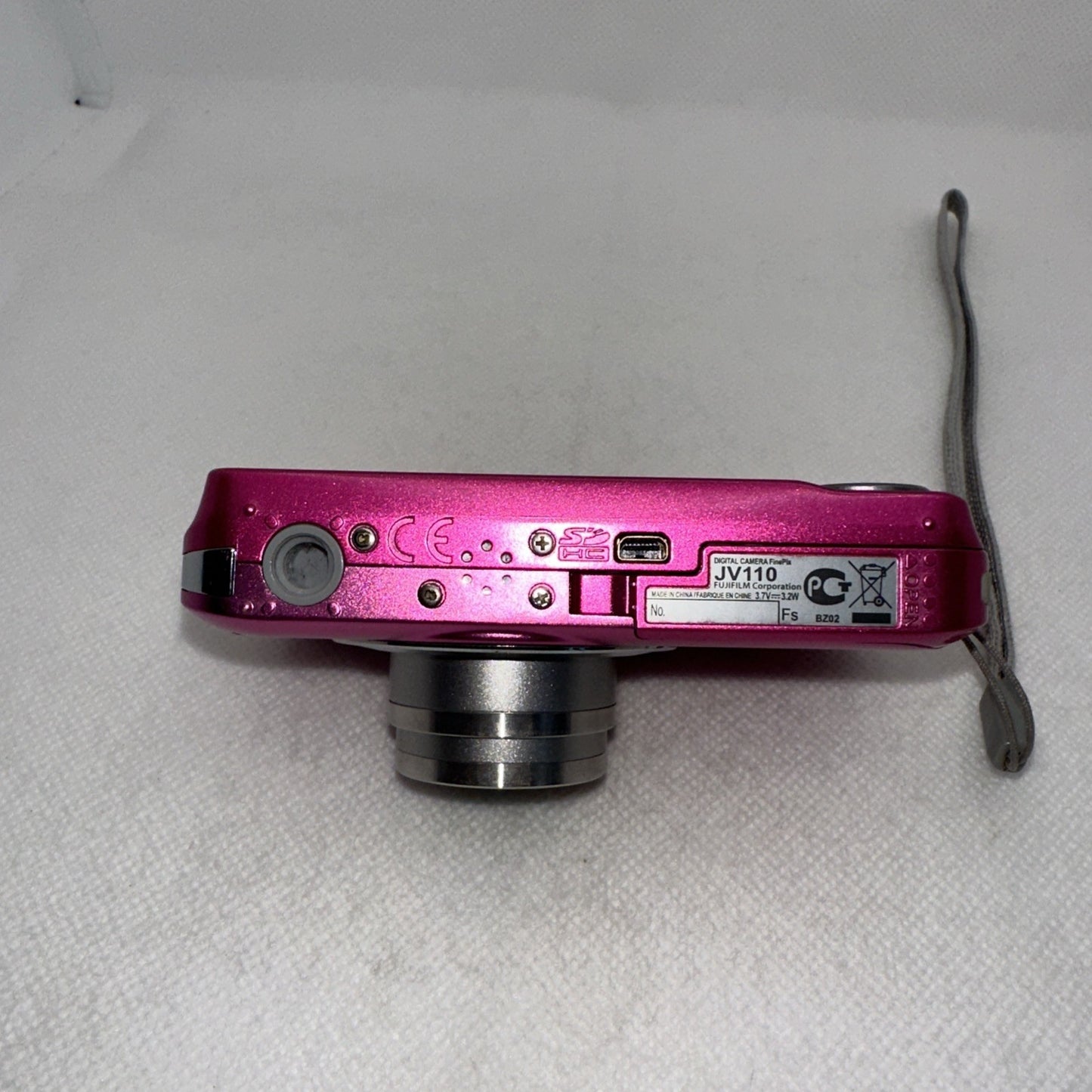 Fujifilm Digital Camera FinePix JV110 12.0MP Pink Tested + Charger Battery 16GB9