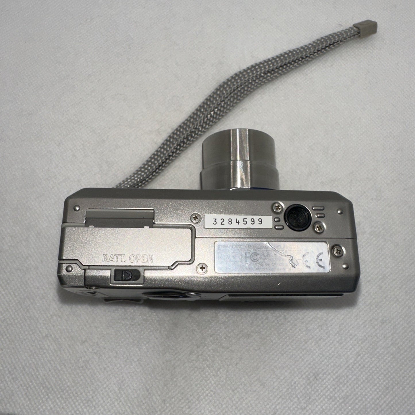 Vintage Pentax Optio 430 4MP Digital Camera Tested Plus Charger Battery Memory8