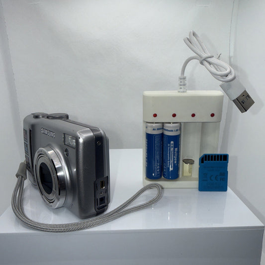 Samsung Digimax D85 8.2MP Digital Camera Tested *Some Dead Pixels* Full Kit