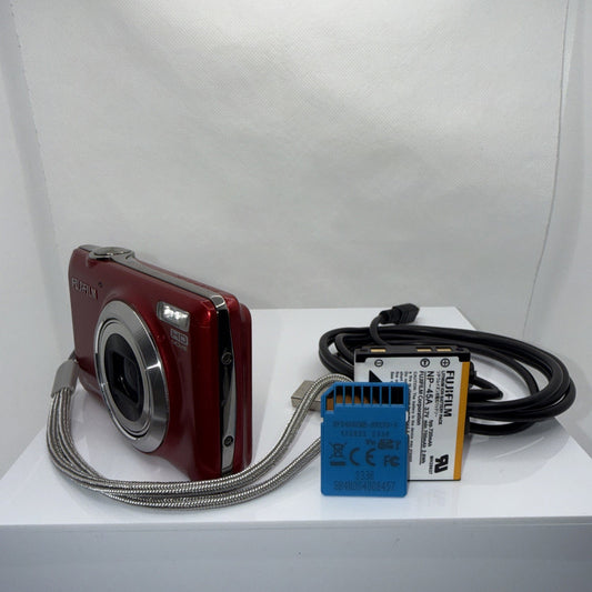 Fujifilm FinePix JX420 Digital Camera 16MP Tested Lens Flaps Missing - Working