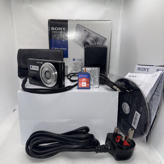 Sony Cyber-shot DSC-W530 Digital Camera 14.1MP Boxed Tested + Accessories 8GB