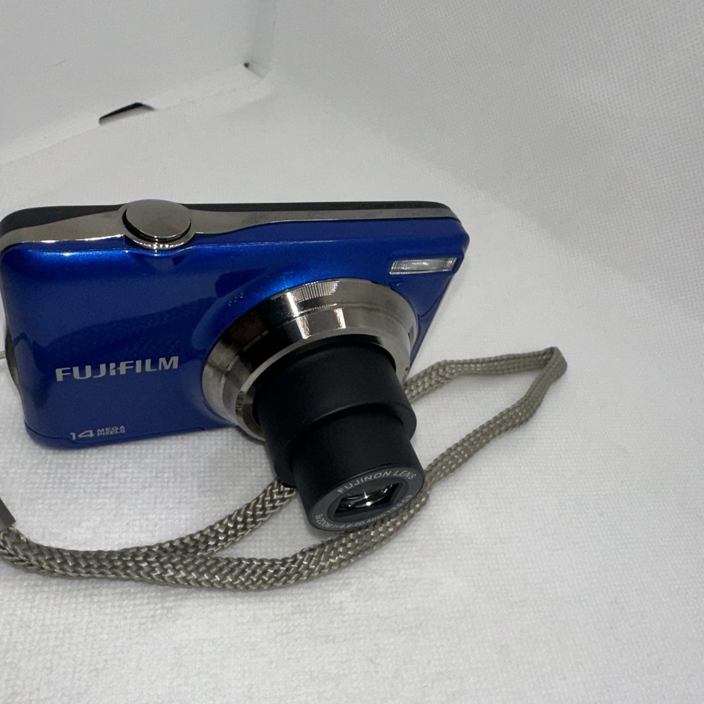 Fujifilm Finepix JV300 14MP Digital Camera Blue Tested + Charger Battery 16GB2