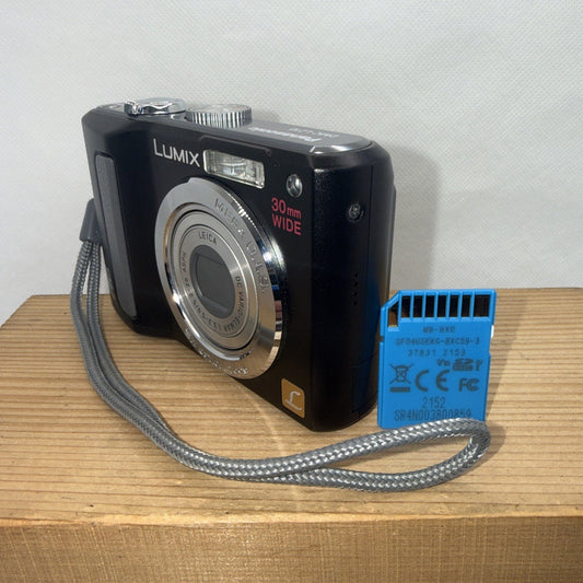 Panasonic Lumix DMC-LZ10 10MP Digital Camera Tested Working Plus 4GB SD Card VGC