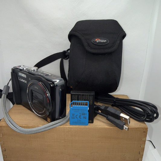 Panasonic Lumix DMC-TZ30 Digital Camera Tested & Working Complete KitBundle