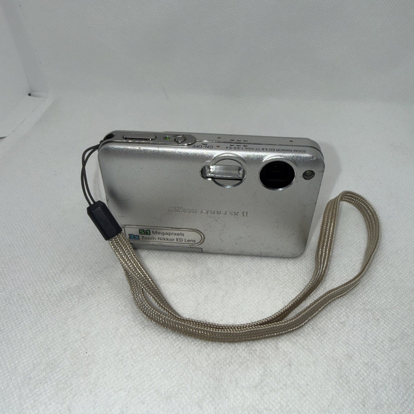 Nikon Digital Camera Coolpix S1 5.1MP Tested Plus Charger Battery 2GB SD Card2