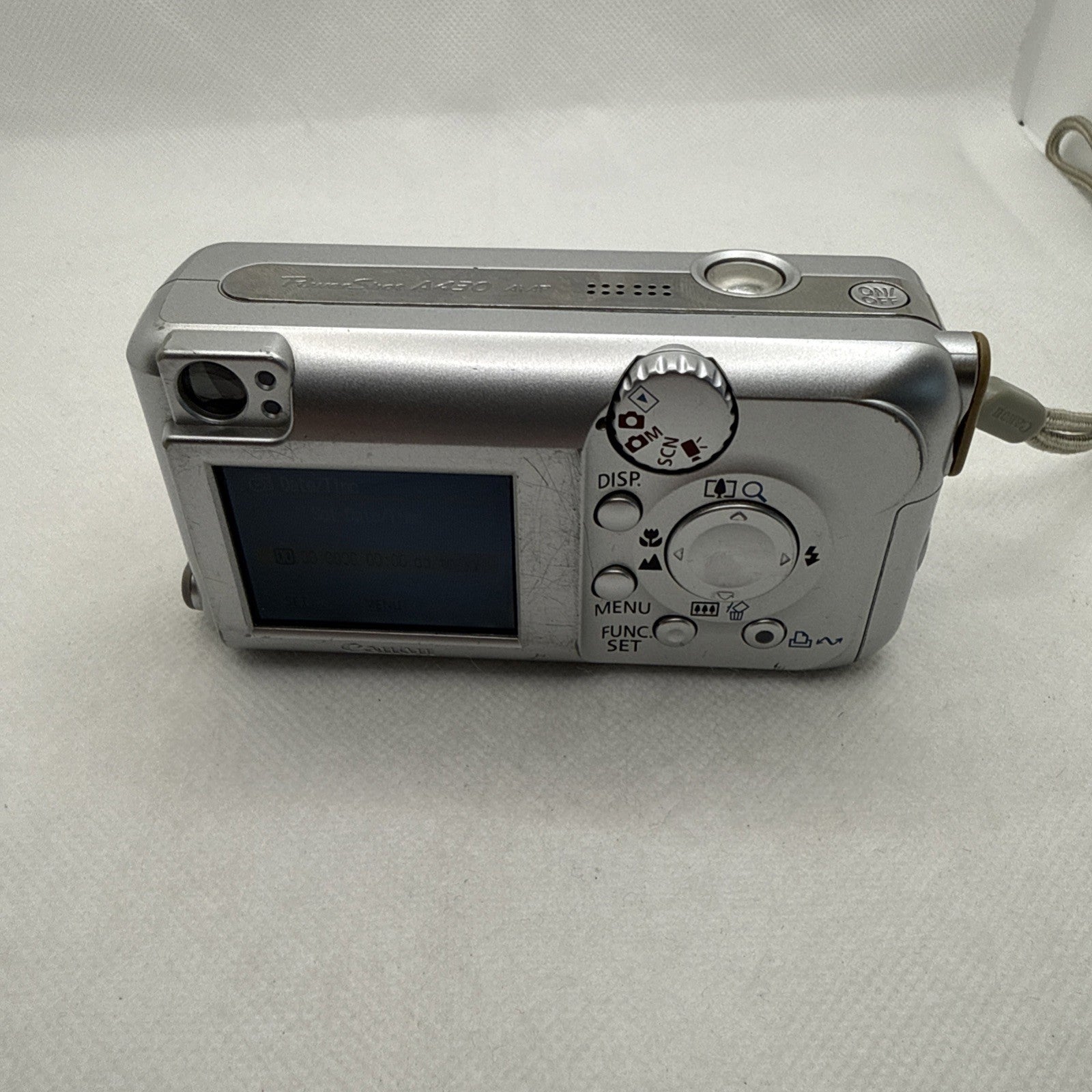 Y2K Digicam Canon PowerShot A430 4MP Red/Pink Digital Camera+ Case & 2GB SD Card4