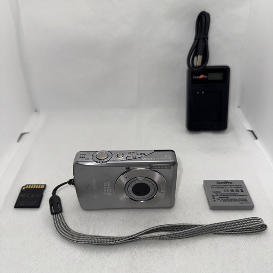 Canon IXUS 65 6.0MP Digital Camera Tested Plus Charger Battery 2GB SD Card0