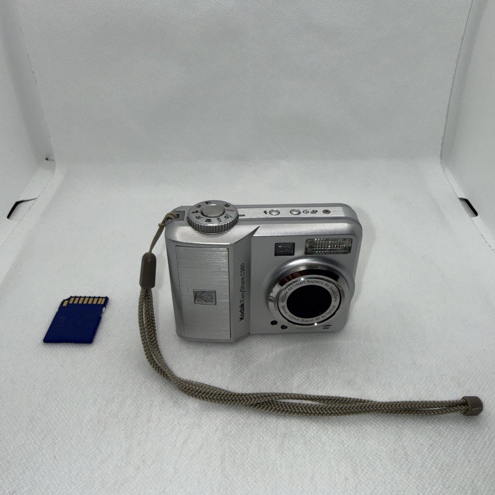 Kodak Digital Camera EasyShare C360 5.0MP Silver Tested Plus 2GB SD Memory Card0