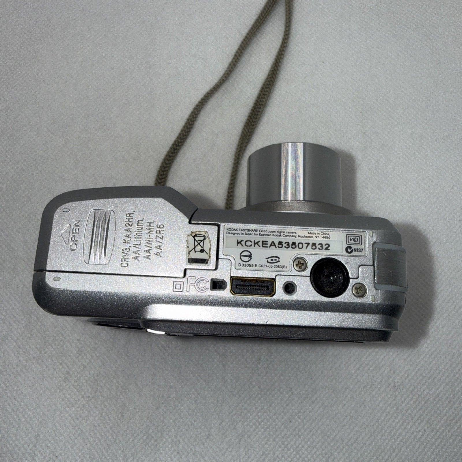 Kodak Digital Camera EasyShare C360 5.0MP Silver Tested Plus 2GB SD Memory Card8