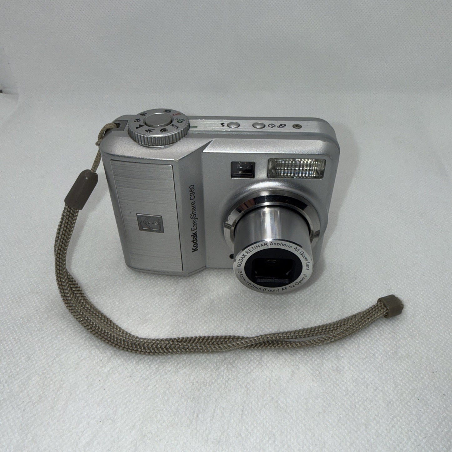 Kodak Digital Camera EasyShare C360 5.0MP Silver Tested Plus 2GB SD Memory Card2