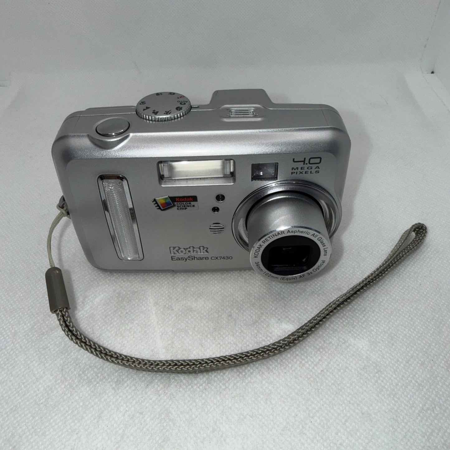 Y2K Digicam Kodak Digital Camera EasyShare CX7430 4.0MP Silver Tested + SD Card2