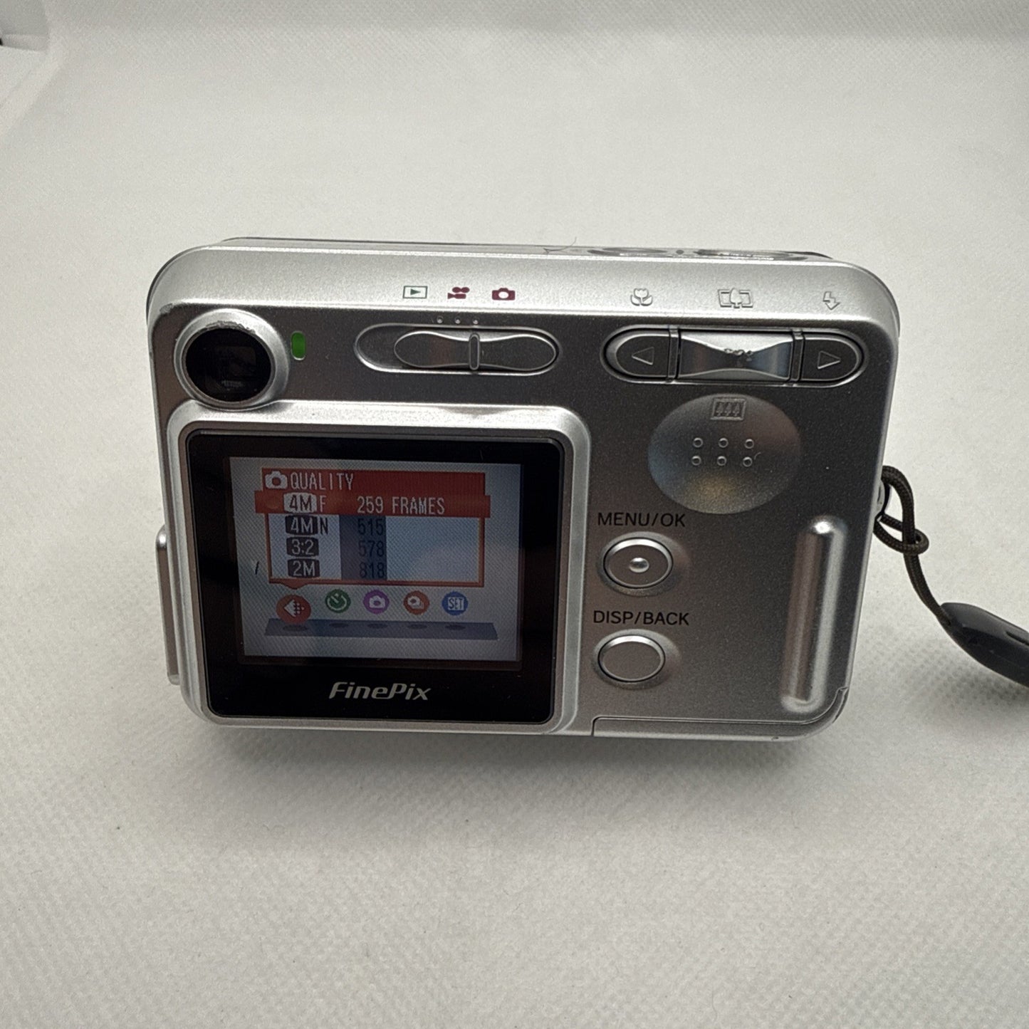 Y2K Digicam Fujifilm Digital Camera FinePix A345 4.1MP Tested + Memory USB Cable4