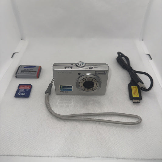 Y2K Digicam Samsung P1000 10.2MP Digital Camera Tested + Charger Battery 4GB SD0