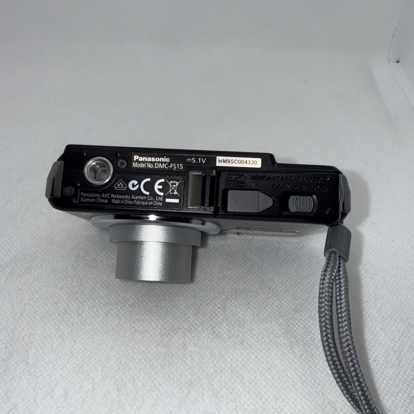 Panasonic Lumix FS15 Compact Digital Camera 12MP Tested Plus Charger Battery 8GB8