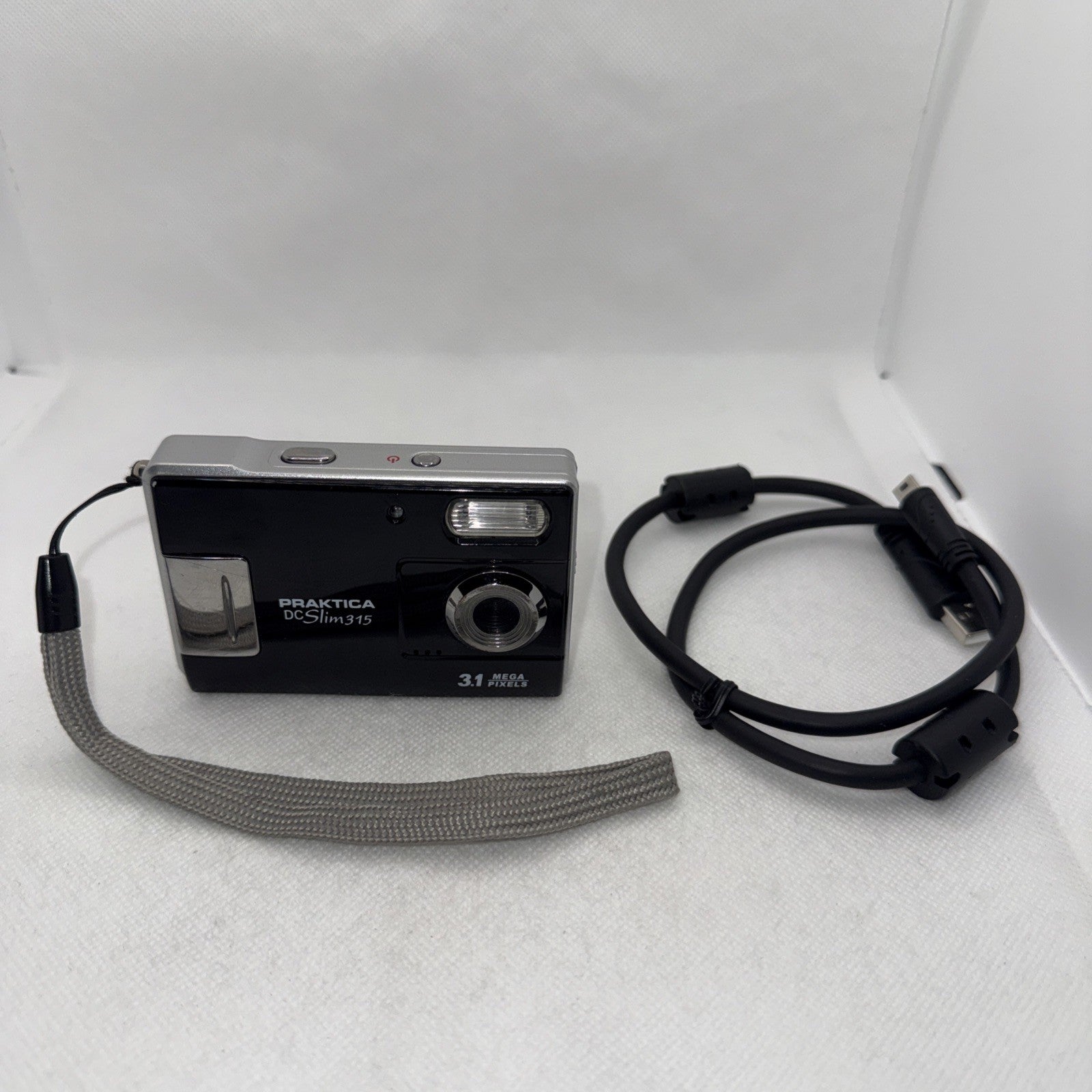 Y2K Digicam Praktica DC Slim 315 3.1MP Digital Camera Basic Cheap + Data Cable0