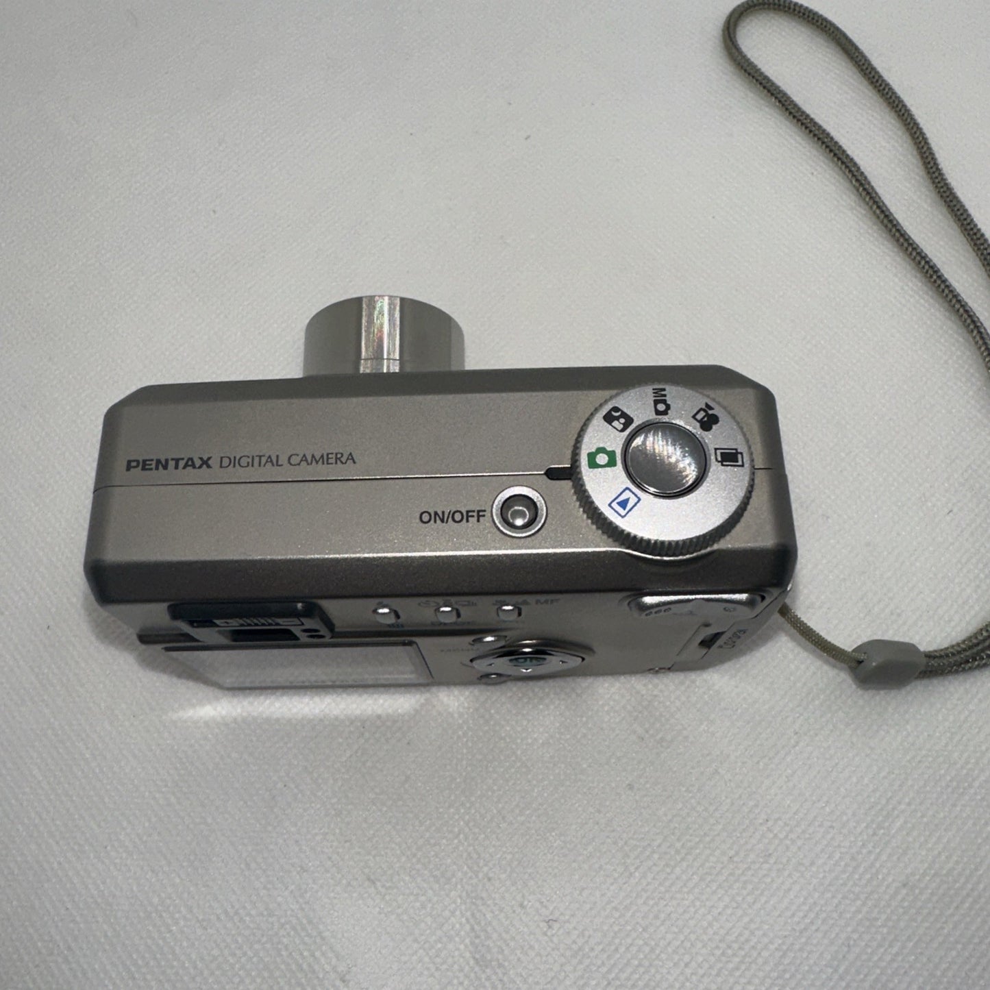 Vintage Digital Camera Pentax Optio 330 3.34MP Tested Charger Battery Memory5