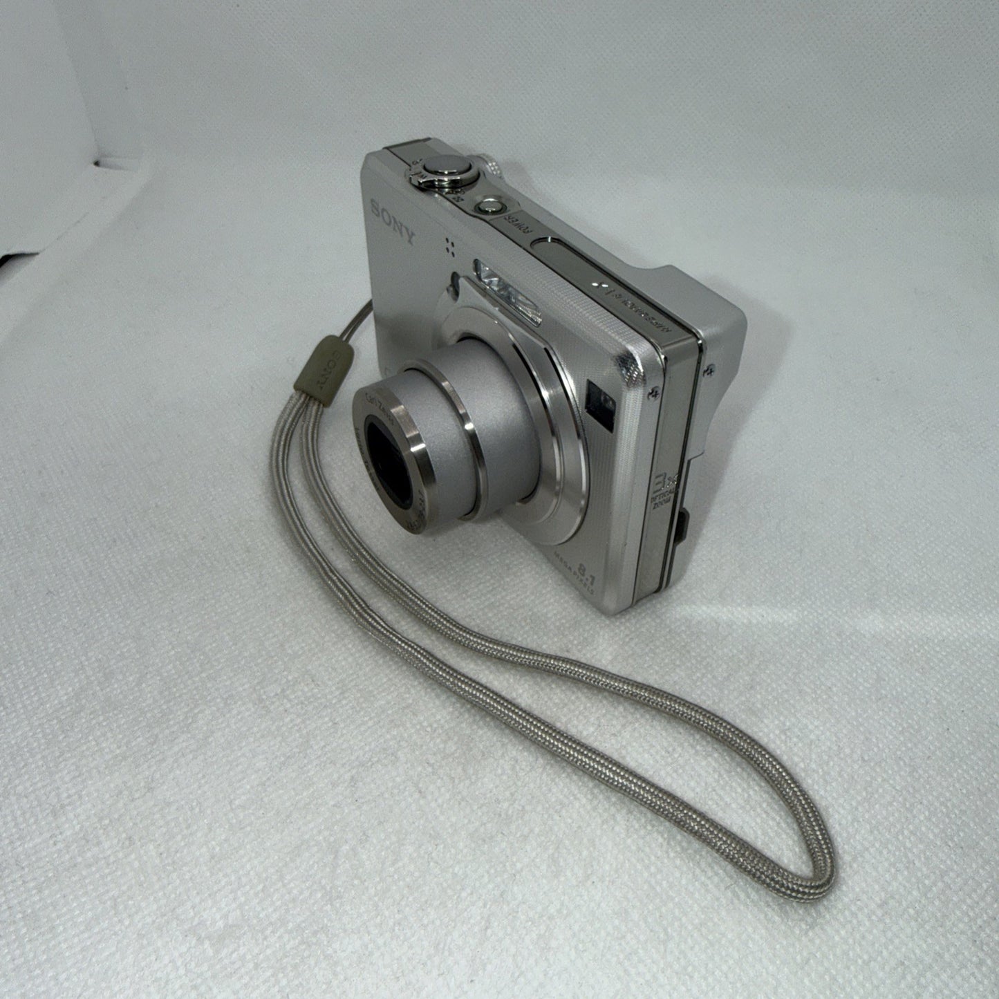 Y2K Sony Digital Camera Cybershot DSC-W100 8.1MP Tested + Charger Battery Memory3