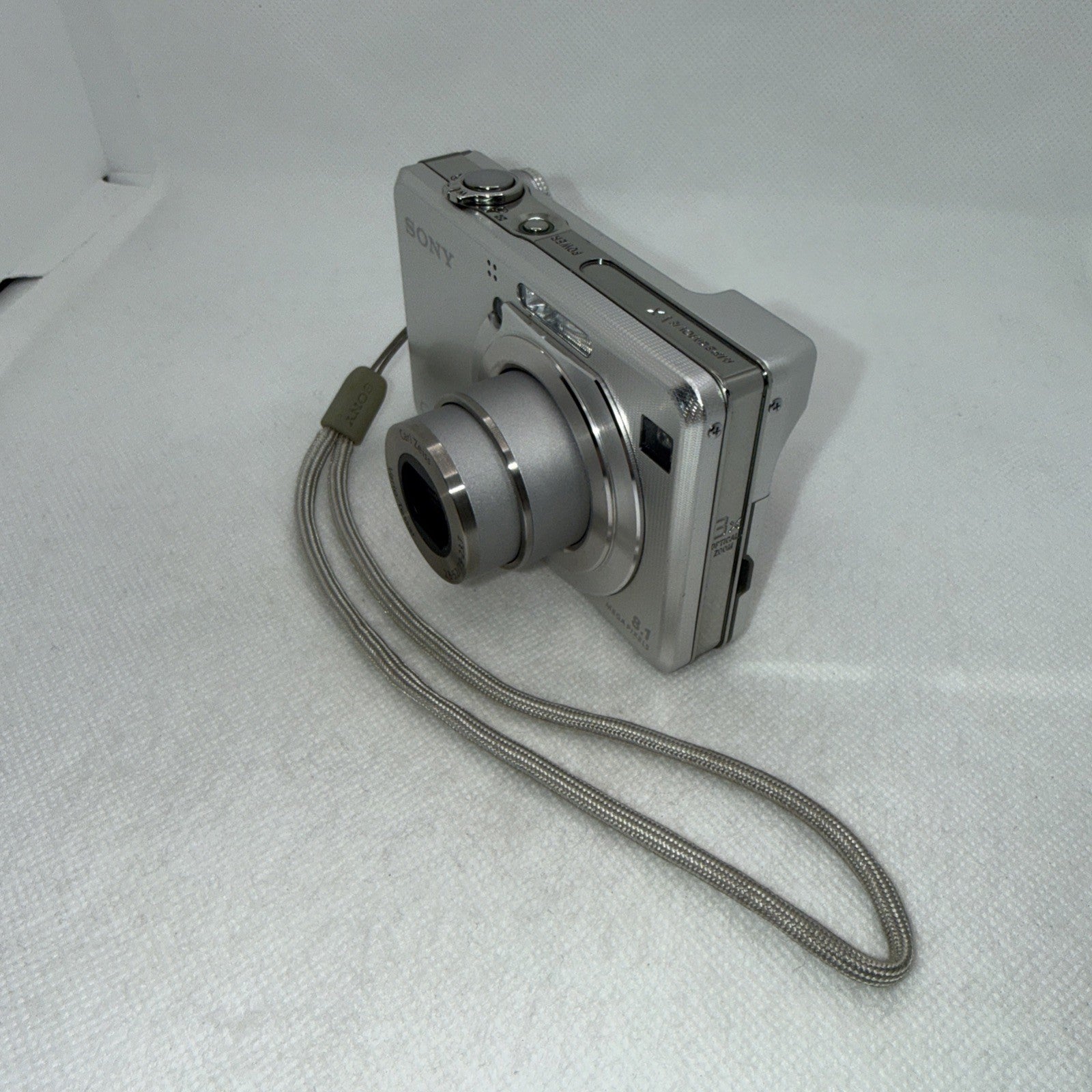 Y2K Sony Digital Camera Cybershot DSC-W100 8.1MP Tested + Charger Battery Memory3