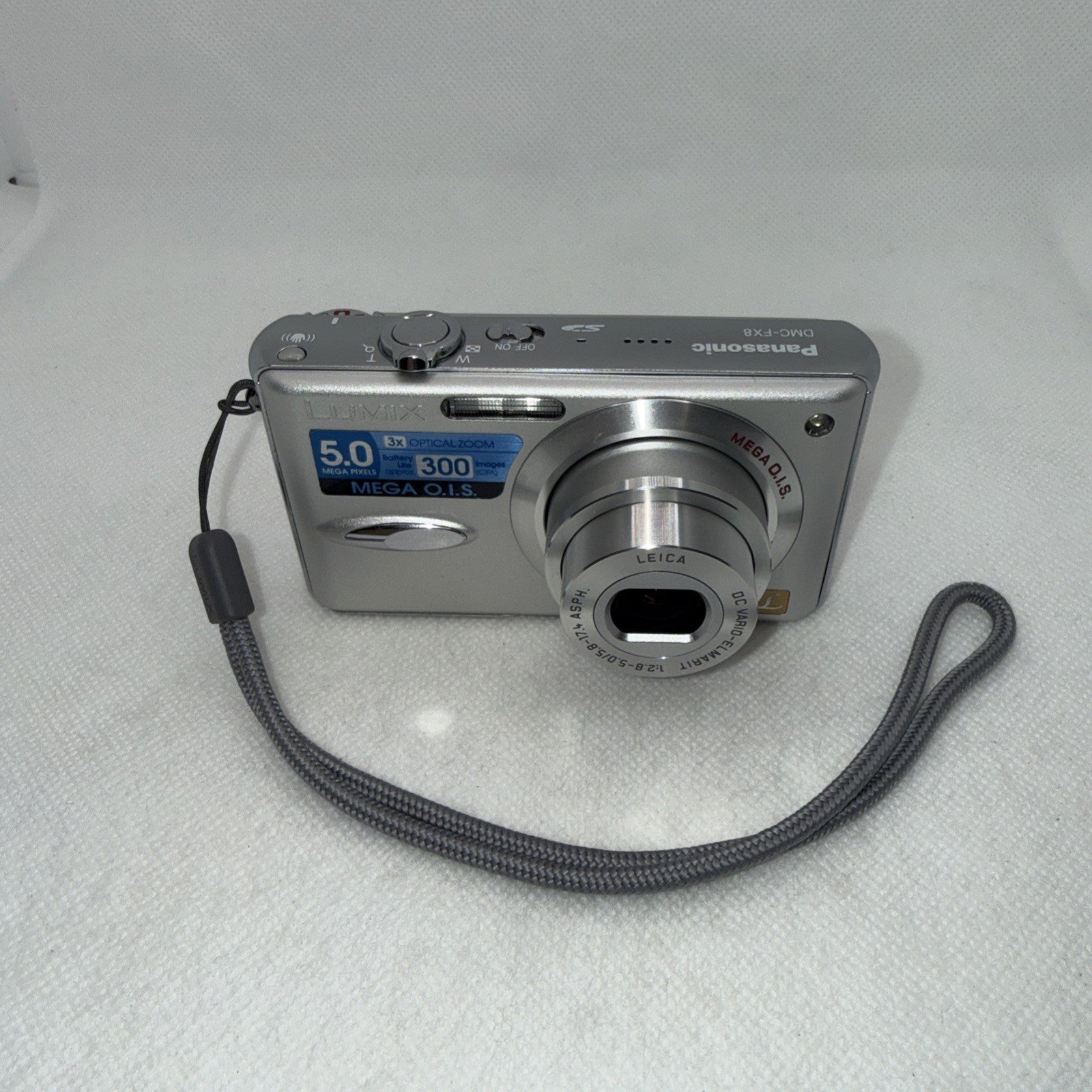 Panasonic Digital Camera Lumix DMC FX8 5MP Tested Plus Charger Battery SD Card2