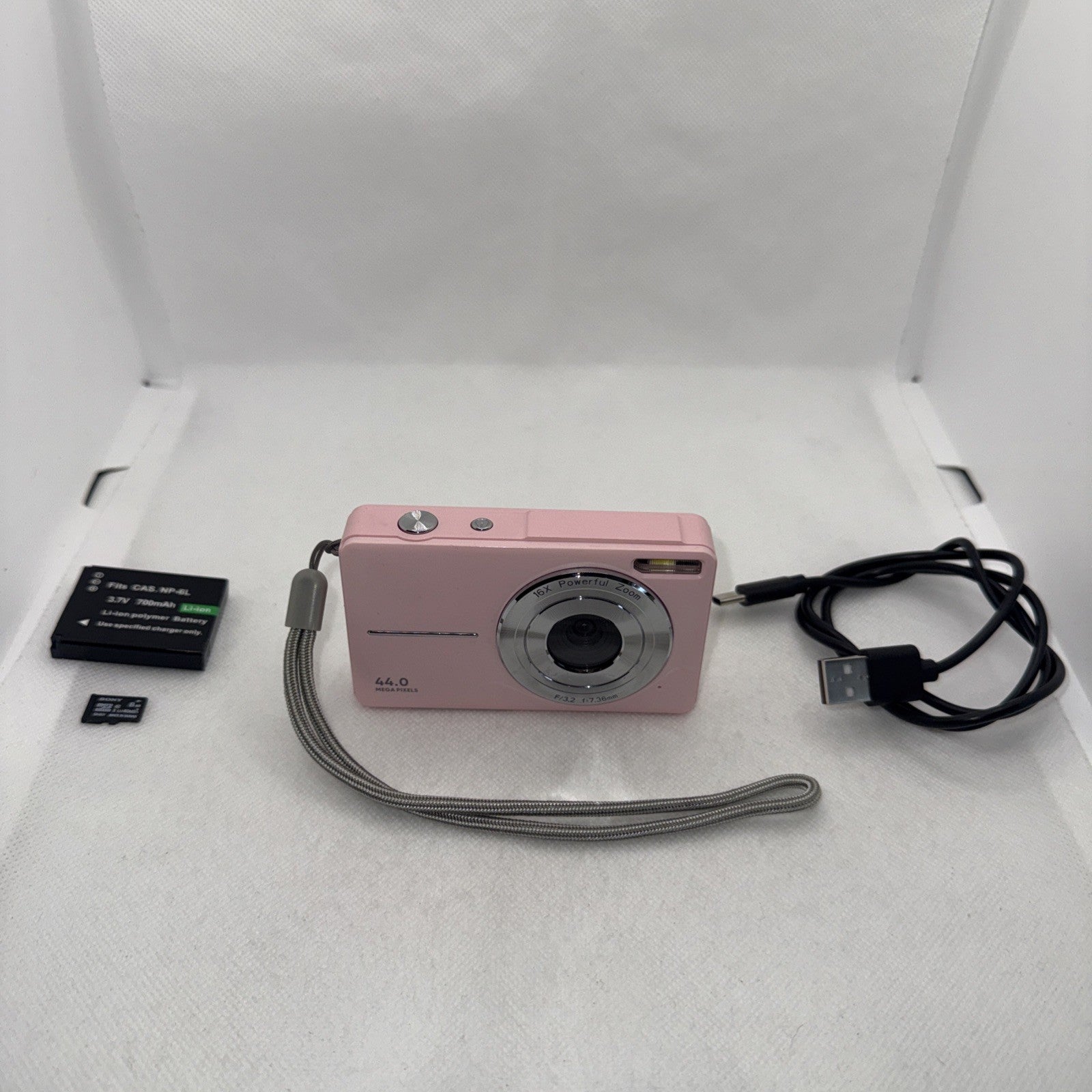 Digital Camera 1080P 44MP FHD Digital Camera 16X Digital Zoom Tested Working0