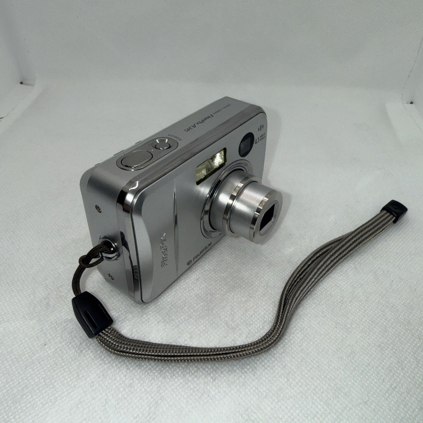 Y2K Digicam Fujifilm Digital Camera FinePix A345 4.1MP Tested + Memory USB Cable1