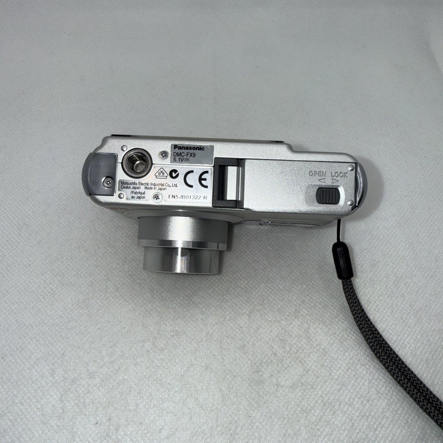 Y2K Panasonic Lumix DMC-FX9 6.0MP Digital Camera Tested + Charger Battery 2GB SD8