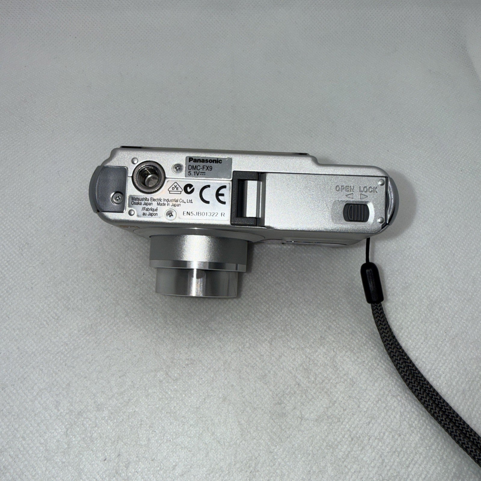 Y2K Panasonic Lumix DMC-FX9 6.0MP Digital Camera Tested + Charger Battery 2GB SD8