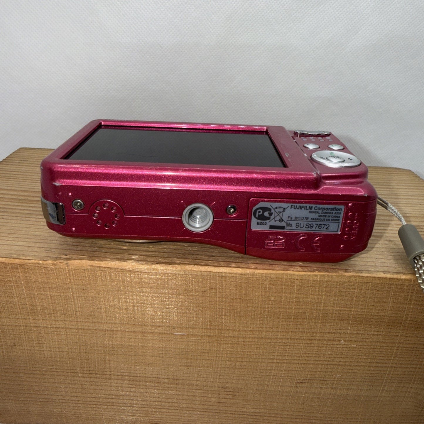 FujiFilm FinePix A235 12.2MP Digital Camera Pink Tested Working + 4GB SD Card
