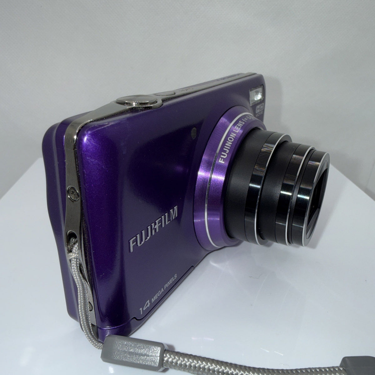 Fujifilm FinePix T350 14MP Purple Digital Camera Tested + Charger Battery 16GB