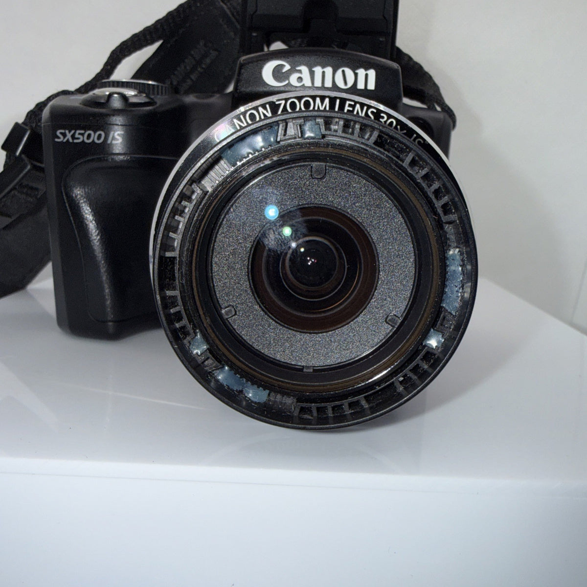 Canon PowerShot SX500 IS 16MP Digital Camera Tested *Trim Missing - Working