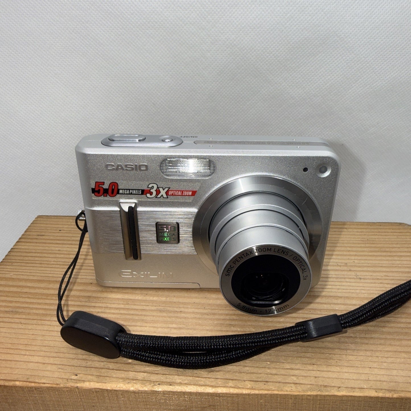 Casio Exilim EX-Z57 5MP Metal Digital Camera Tested + Charger Battery SD & Case