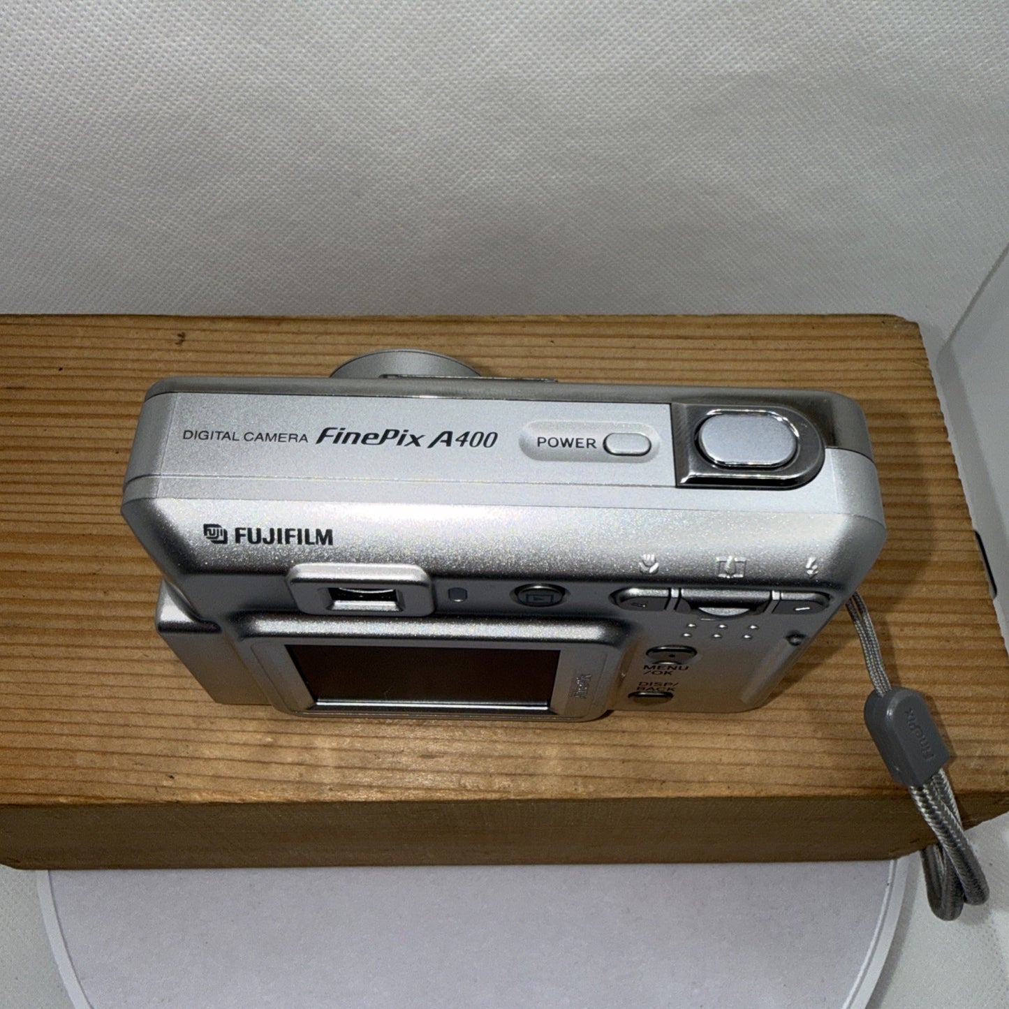 Fujifilm Finepix A400 4.1MP Digital Camera Tested Working + 128MB XD Card