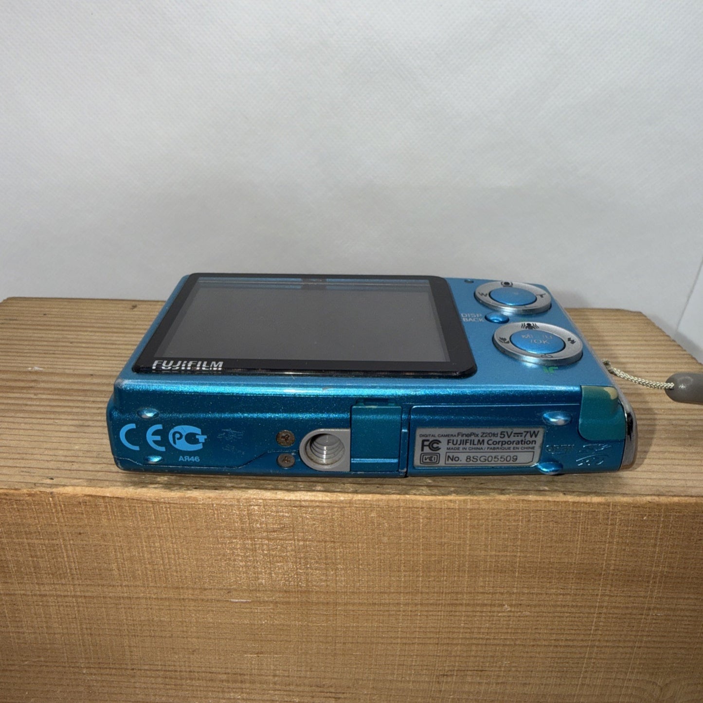 Fujifilm Finepix Z20fd 10MP Digital Camera Blue Tested + Charger Battery 4GB SD
