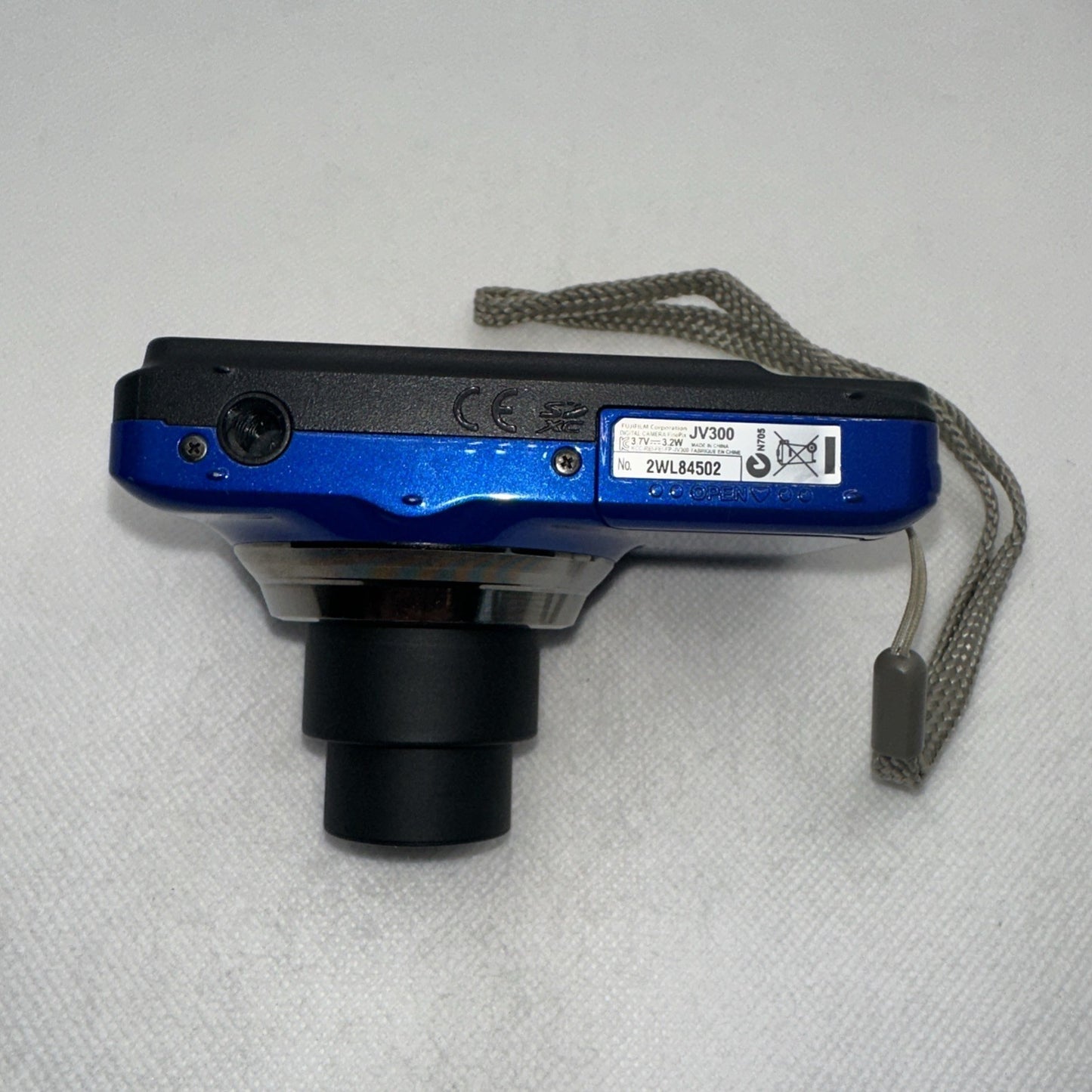 Fujifilm Finepix JV300 14MP Digital Camera Blue Tested + Charger Battery 16GB7