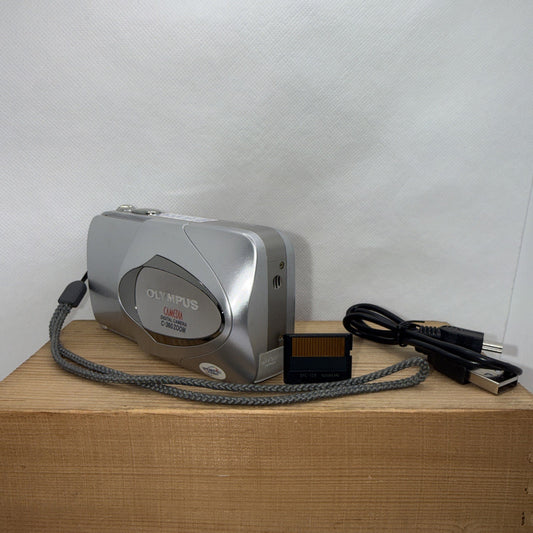 Olympus Digital Camera Camedia C-360 Zoom 3.2MP Tested + 128MB XD Card & USB