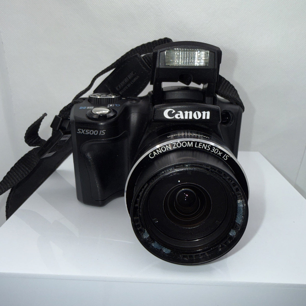 Canon PowerShot SX500 IS 16MP Digital Camera Tested *Trim Missing - Working
