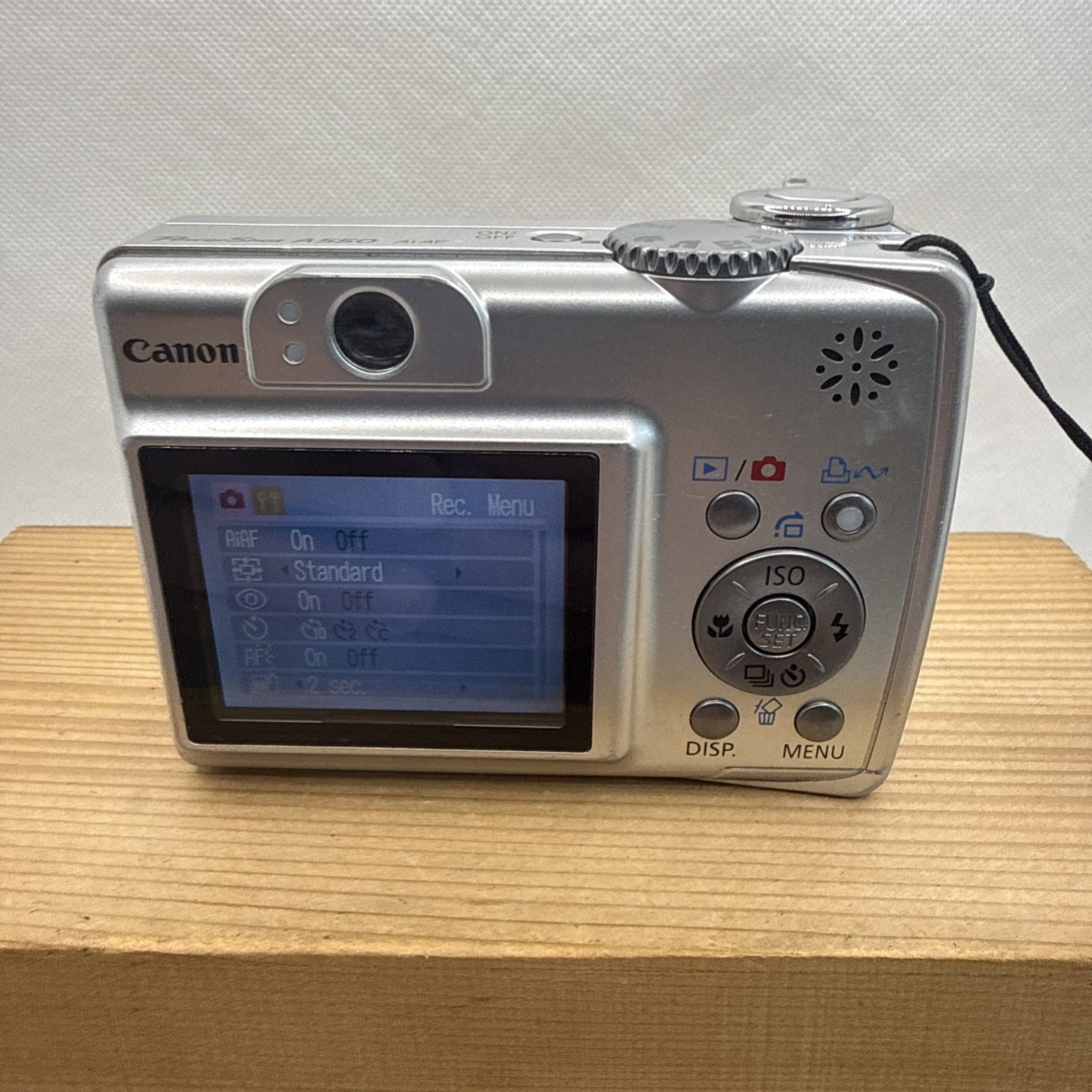 Digital Camera Canon Power shot A550 7.1 MP Tested + 4GB SD Card