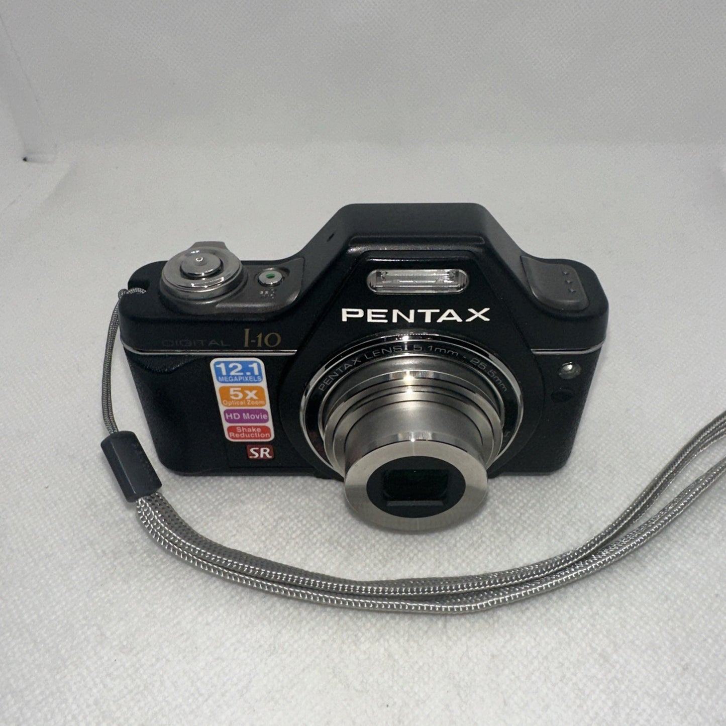 Pentax Optio I-10 12.1MP Digital Camera Tested Boxed Plus Charger Battery 4GB SD2