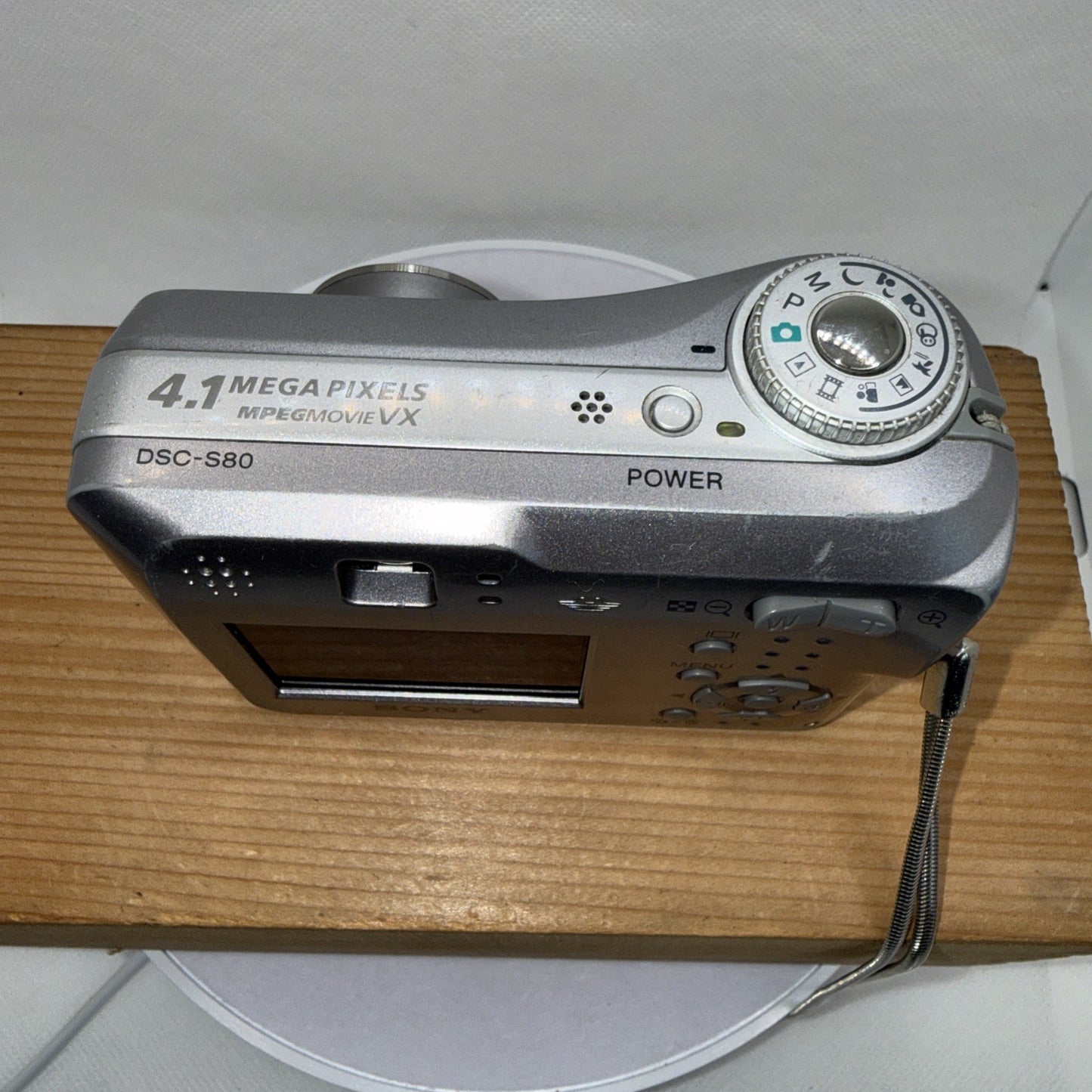 Sony Digital Camera Cybershot DSC-S80 4.1MP Tested + Memory Card & Card Reader