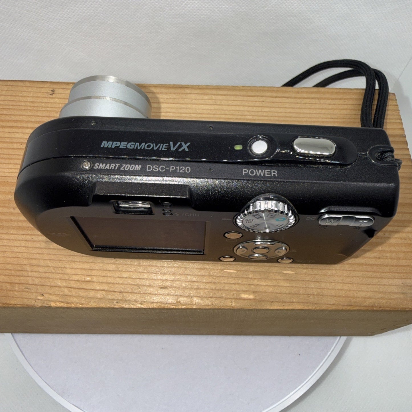 Sony Digital Camera Cybershot DSC-P120 5.1MP Tested + Charger Battery Memory