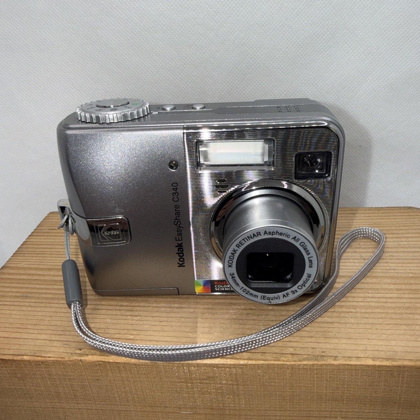Kodak EasyShare C340 5MP Digital Camera Tested Working SD Card Case VGC
