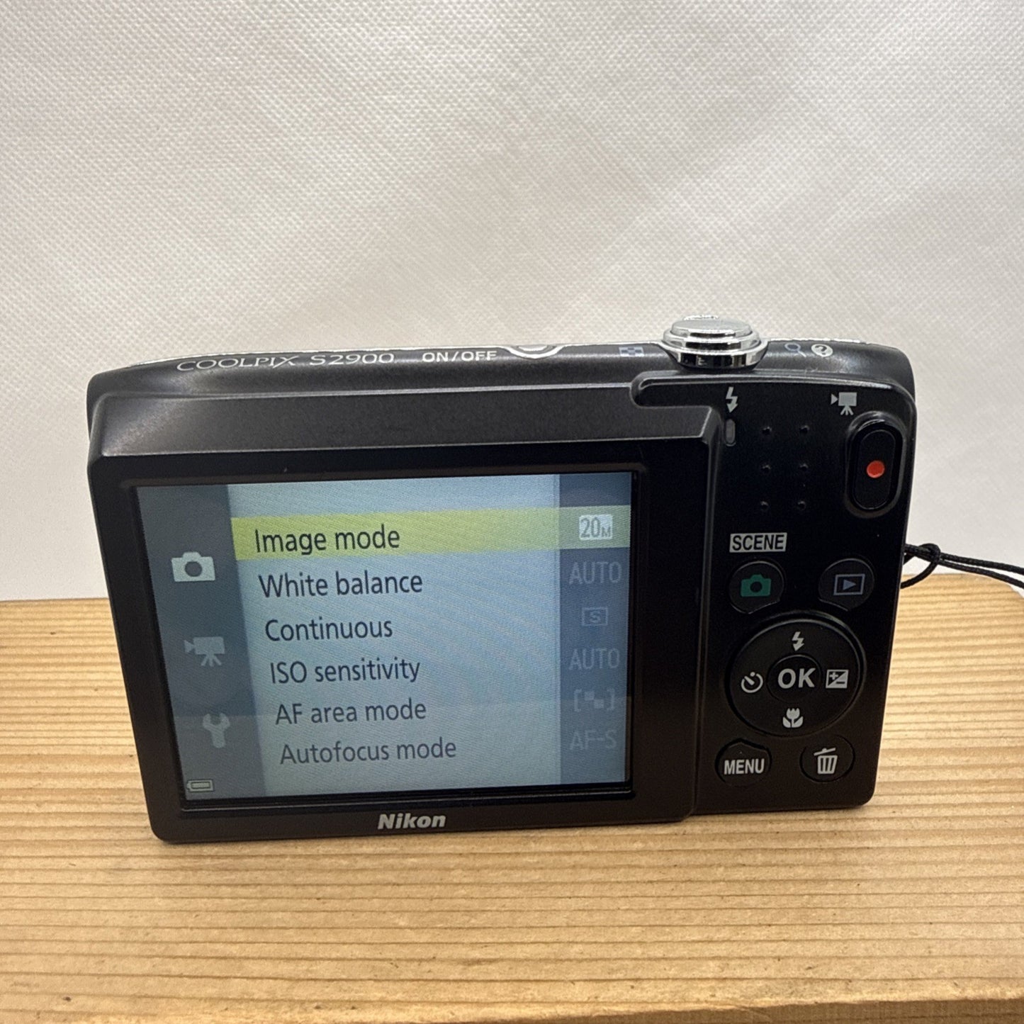 Nikon Coolpix S2900 20.1MP Purple Digital Camera + Battery & Charger