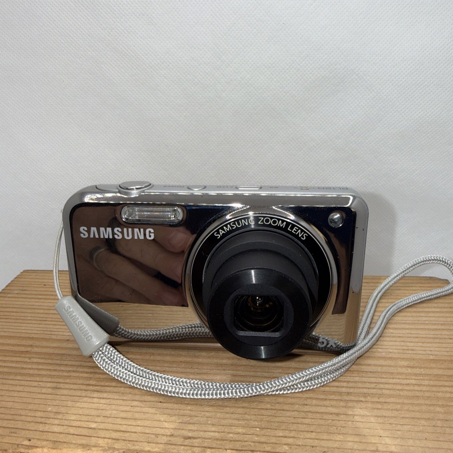 Samsung PL120 14.2MP Digital Camera Silver 5x Zoom Boxed Tested Working