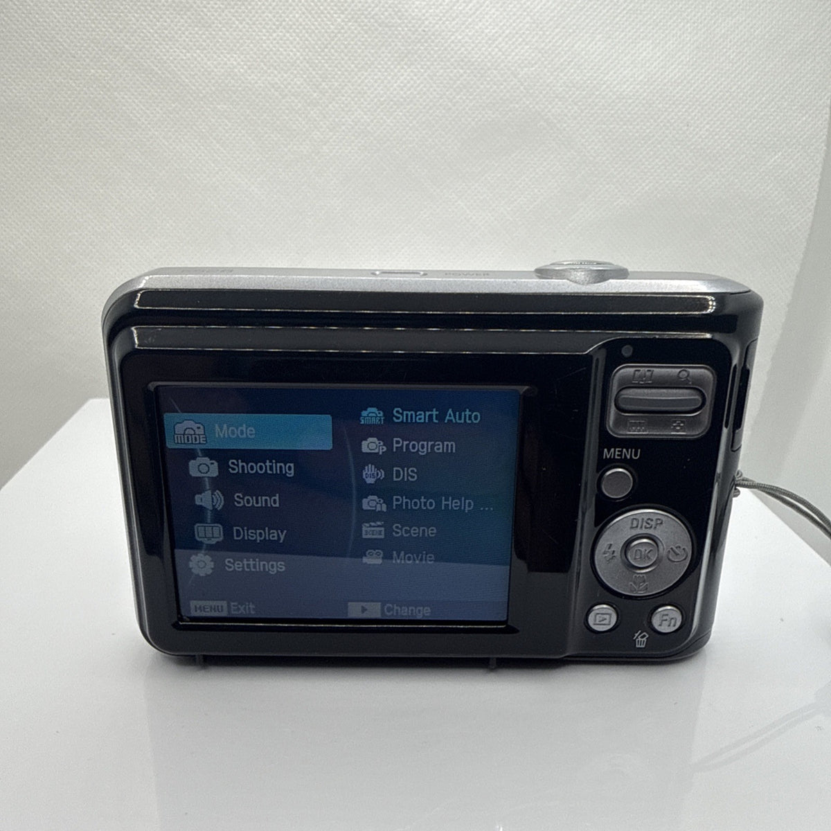 Digital Camera Samsung ES28 12.2MP Tested Working + Batteries Charger 4GB SD