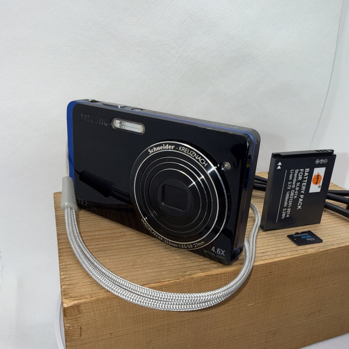 Samsung ST500 12.2MP Digital Camera Tested + Charger Battery 2GB Micro SD Card