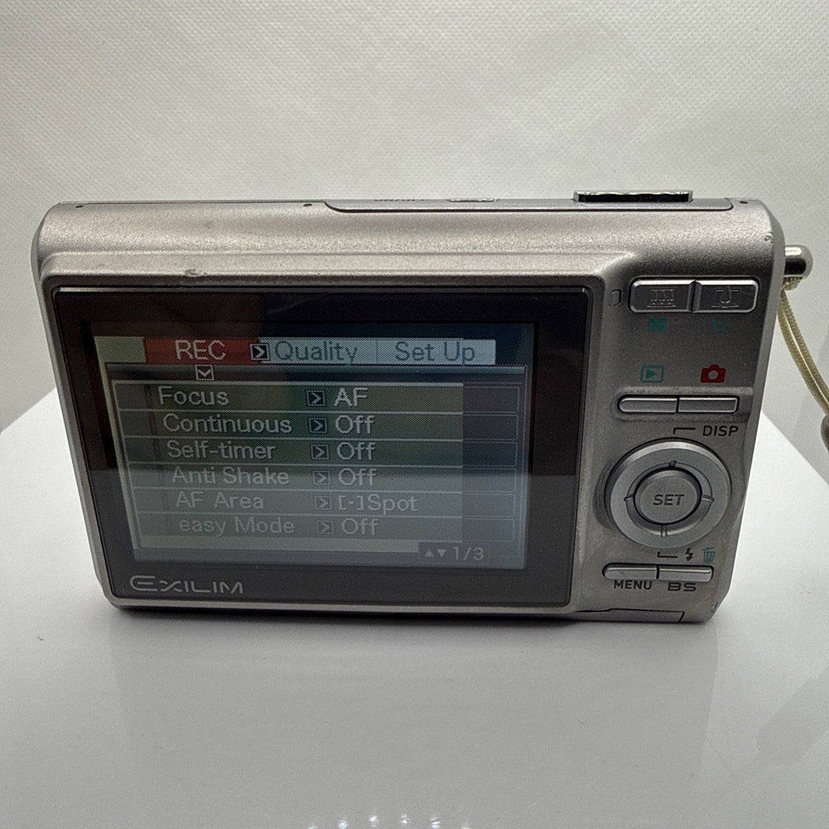 Casio Exilim EX-Z75 7.2MP Digital Camera Tested Working Full Kit Ready To Use