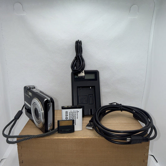 Olympus FE-280 8MP Digital Camera Tested Working + Charger Battery 1GB XD Card