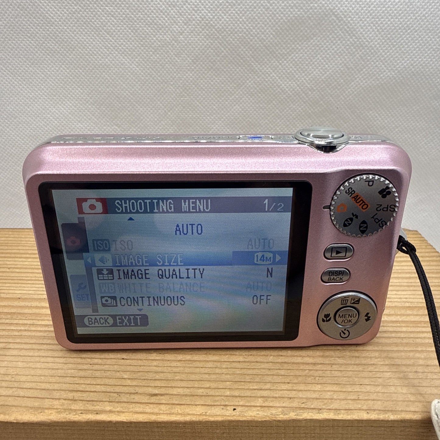 Fujifilm JV160 14MP Digital Camera Pink Tested + Charger Battery Case 4GB SD VGC